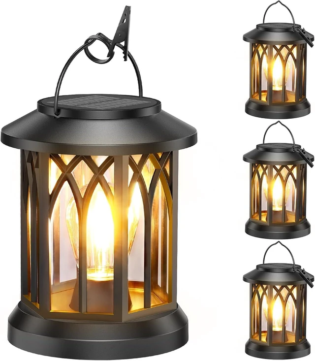 Main image of Solar Lanterns Outdoor Waterproof 4 Pack, Upgraded Solar Lantern Outdoor