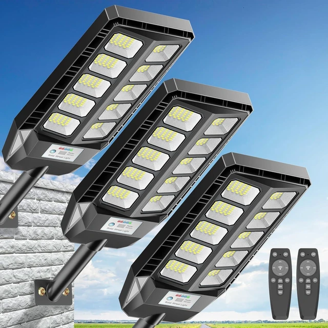 Main image of Deepn Solar Lights Outdoor, 8000W Solar Street Lights Outdoor Motion Sensor