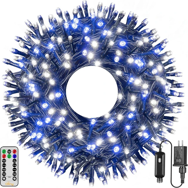 Main image of Ollny 164FT 500 LED Christmas Lights Outdoor Waterproof String Lights