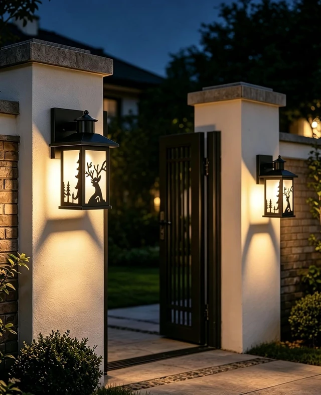 Alt view image 5 of 7 - JAYNLT Rustic Porch Light,Outdoor Lights for House,Patio,Front Door,2Pack