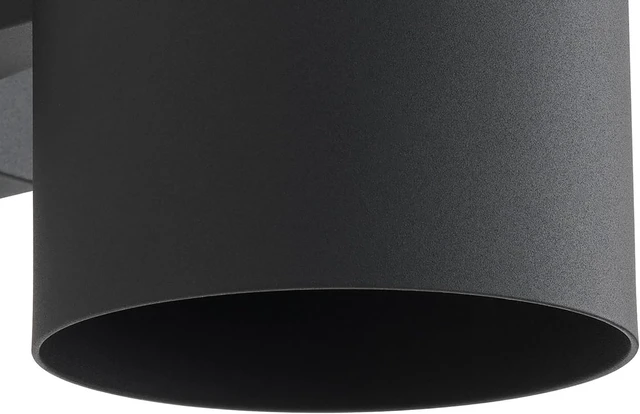 Alt view image 4 of 7 - Progress Lighting Cylinder Outdoor Wall Light, Black
