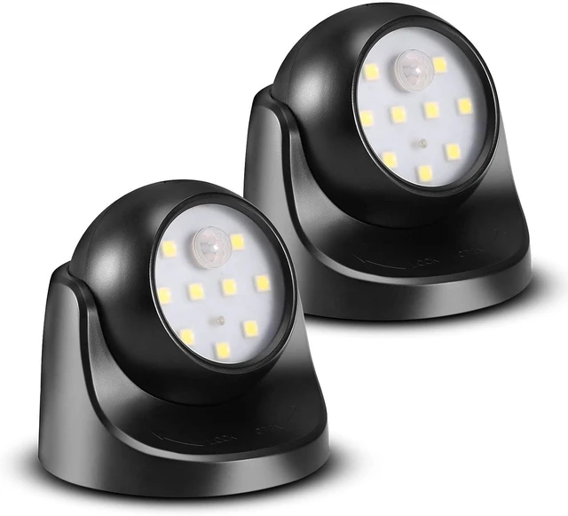 Main image of ProGreen 6000K Battery Motion Sensor Light Outdoor Waterproof Wireless LED Battery Powered Wall Light Auto On/Off Night Light 2 Pack Cool White
