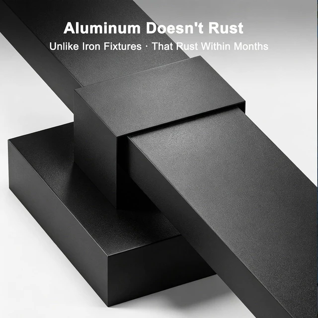 Alt view image 2 of 6 - LamQee Aluminum 47 in Long Outdoor Wall Light Fixture, 3000K Integrated LED