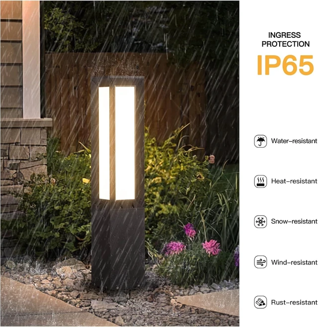 Alt view image 5 of 7 - MVBT 32" Landscape Path Light Hard Wired, Outdoor Pathway Lights AC100-240V