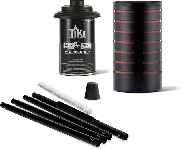 Alt view image 7 of 7 - TIKI Horizon Outdoor Torch Outdoor Lighting Weather-Resistant Décor