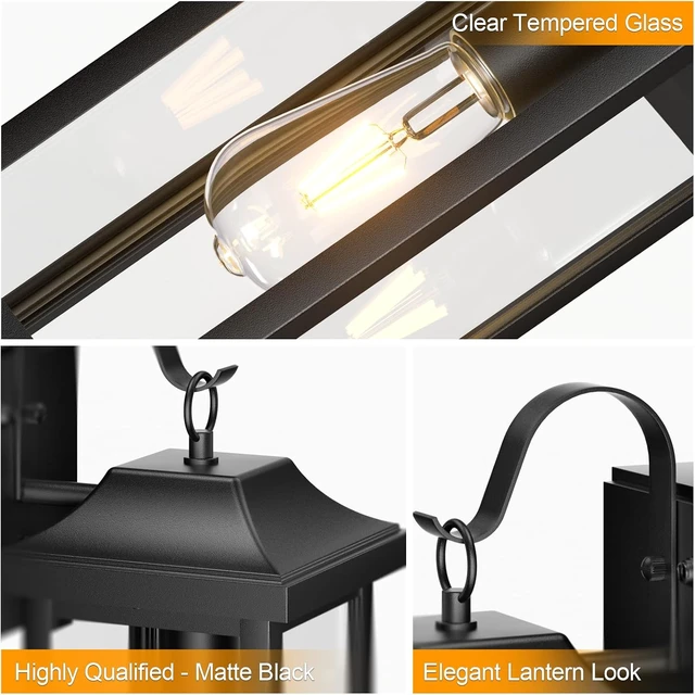 Alt view image 6 of 7 - Outdoor Wall Light Dusk to Dawn GFCI Outlet 17 Large