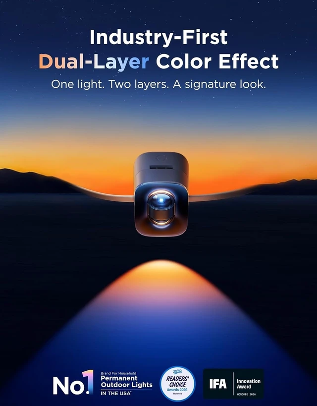 Alt view image 2 of 7 - Govee Permanent Outdoor Lights 2 Pro, 100ft with IP68 Waterproof, White