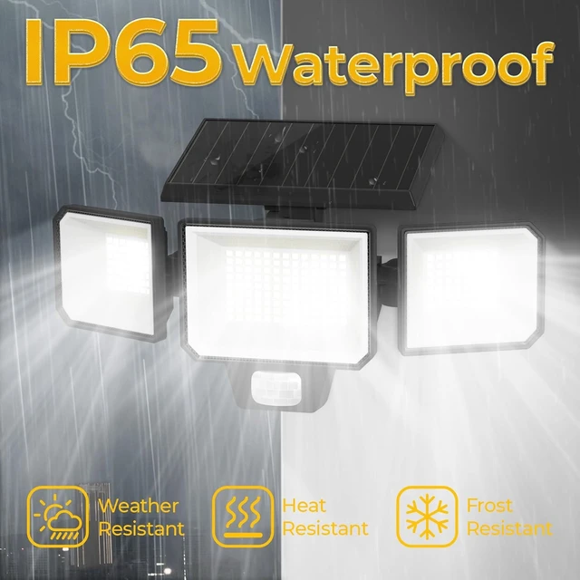 Alt view image 7 of 7 - Solar Motion Sensor Lights, Remote Control, 3 Modes, 2 Pack