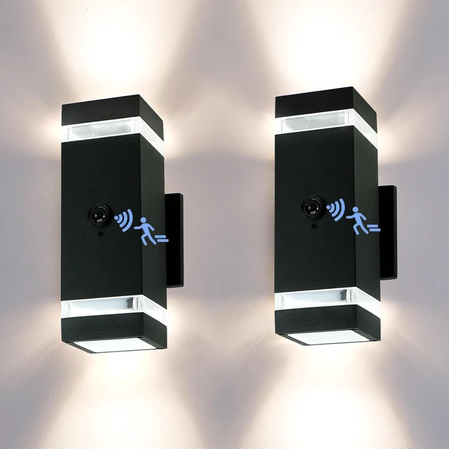 Main image of iYogaled Modern Motion Sensor Outdoor Lights Dusk to Dawn Outdoor Lighting