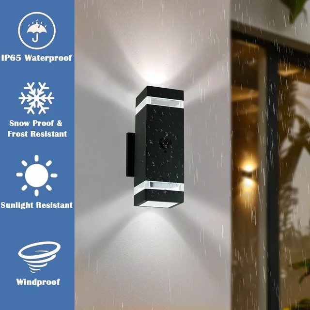 Alt view image 7 of 7 - iYogaled Modern Motion Sensor Outdoor Lights Dusk to Dawn Outdoor Lighting