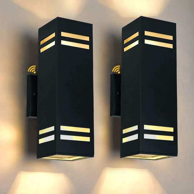 Main image of iYogaled Outdoor Wall Light Fixtures with Dusk to Dawn Outdoor Lighting