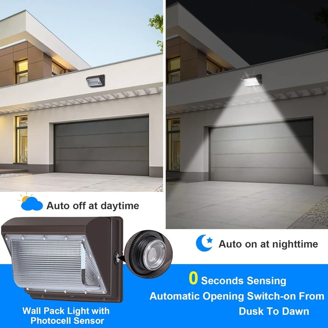 Alt view image 4 of 7 - 120W LED Wall Pack Light for Yard,Garage,Parking Lot