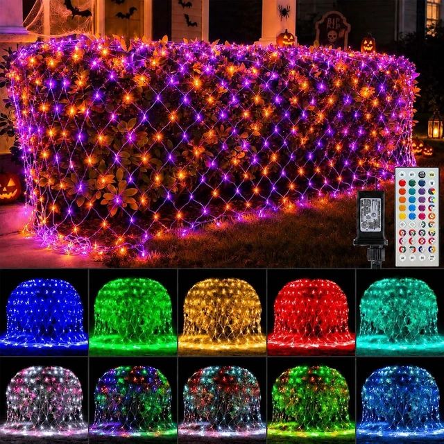 Main image of LitHome 12x 12FT Christmas Net Lights Outdoor Waterproof, 400 LED