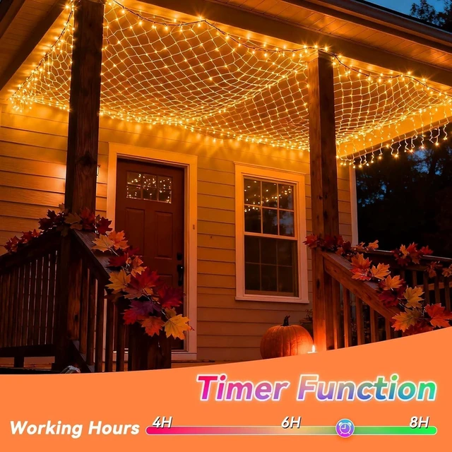 Alt view image 4 of 7 - LitHome 12x 12FT Christmas Net Lights Outdoor Waterproof, 400 LED