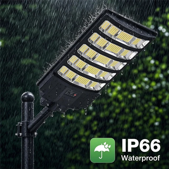 Alt view image 6 of 7 - WYWNA WY-10000W Solar Street Light, IP66 Waterproof Solar Lights Outdoor