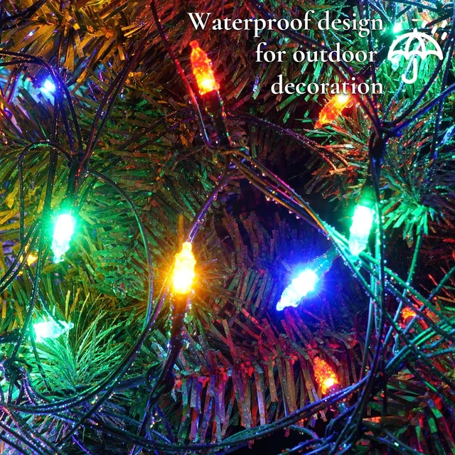 Alt view image 3 of 7 - Christmas Net Lights Outdoor, Mesh Lights 120 LED, Outdoor Decor