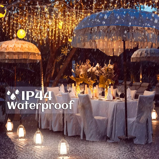 Alt view image 6 of 7 - Icicle Lights for Outside Christmas Lights Outdoor 33ft 400 LEDs Warm White