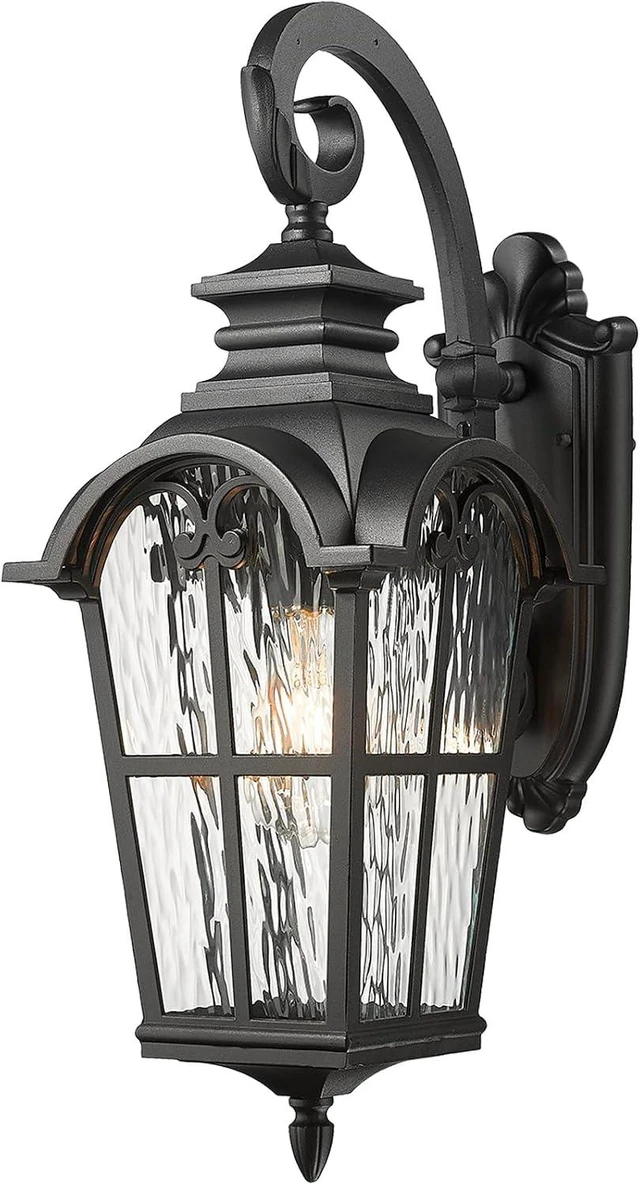 Main image of Outdoor Wall Sconce, Black Exterior Lighting Fixtures