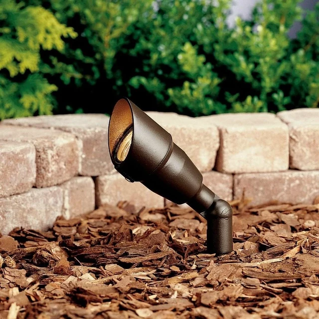 Alt view image 4 of 7 - Kichler 12V Landscape Spotlight Light, Textured Bronze