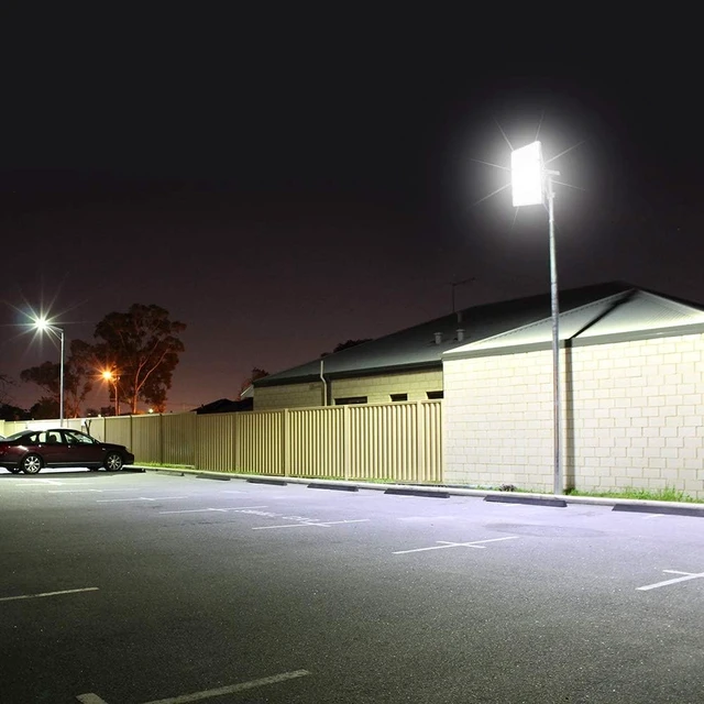 Alt view image 2 of 7 - CHARON 300W LED Flood Light, 24000LM Super Bright Outdoor Security Lights with Wider Lighting Angle, 6000K Daylight White, IP66 Waterproof Outdoor Lighting for Garage, Garden, Lawn, Yard, Parking Lot