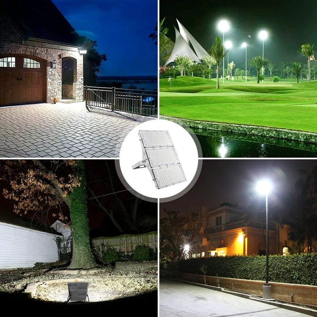 Alt view image 7 of 7 - CHARON 300W LED Flood Light, 24000LM Super Bright Outdoor Security Lights with Wider Lighting Angle, 6000K Daylight White, IP66 Waterproof Outdoor Lighting for Garage, Garden, Lawn, Yard, Parking Lot