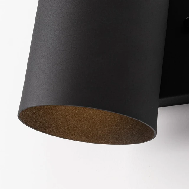Alt view image 5 of 6 - mirrea 7" Modern Outdoor Porch Wall Light, Matte Black, Pack of 2