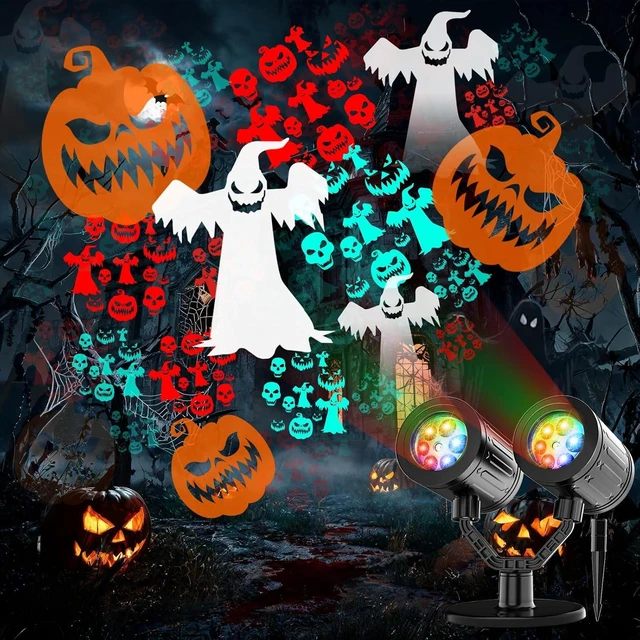 Main image of Halloween Projector Lights Outdoor Dynamic Halloween Decorations with Timer