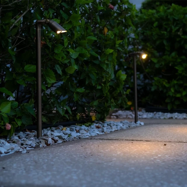 Alt view image 3 of 5 - VOLT Innovator 12V Cast Brass Adjustable Path Light (Bronze)
