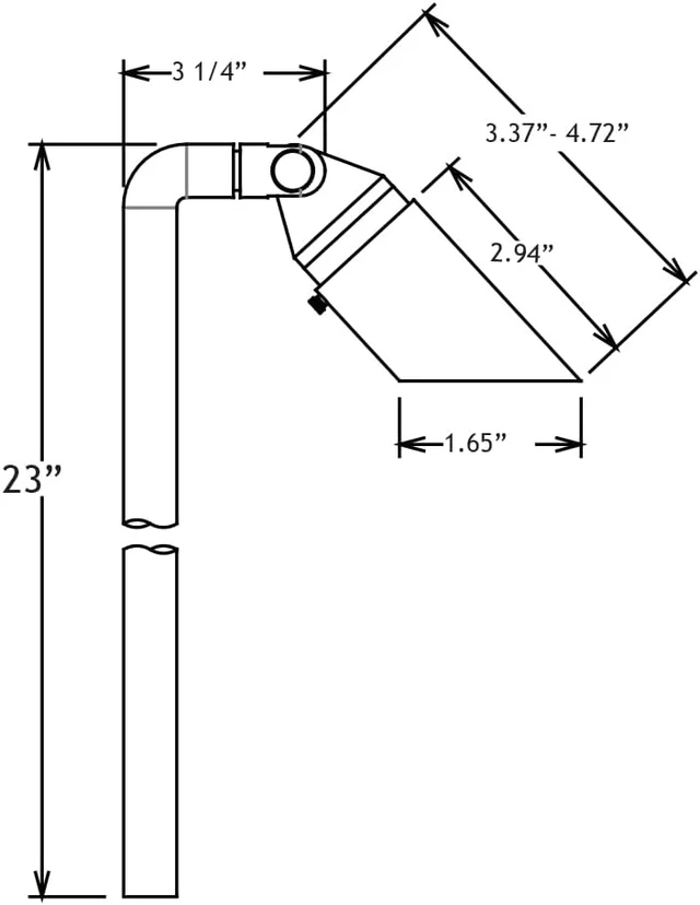 Alt view image 5 of 5 - VOLT Innovator 12V Cast Brass Adjustable Path Light (Bronze)