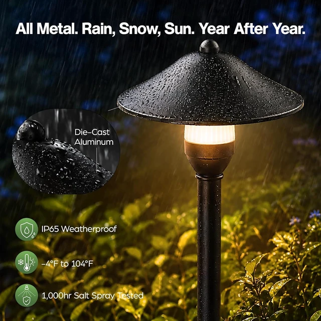 Alt view image 6 of 7 - HIBOITEC 3W Low Voltage Path Light 4P 2700K with G4 Bulb Replaceable