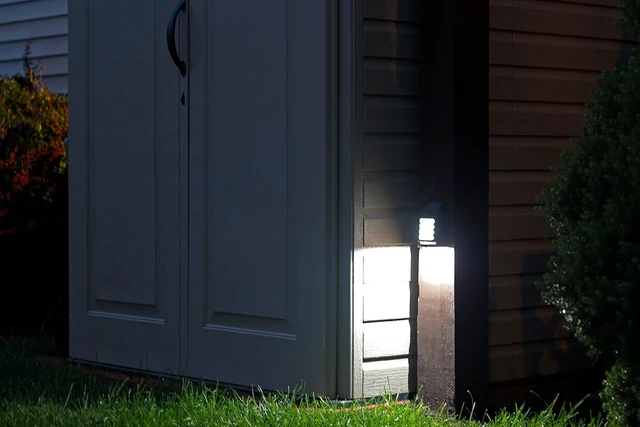 Alt view image 7 of 7 - Xodus Battery Operated LED Deck/Stair Light, Motion Sensor, Bronze, 2 Pack