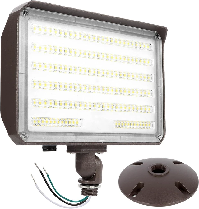 Main image of 100W LED Flood Light Dusk to Dawn Knuckle floodlight 5000K 14000Lm ETL List