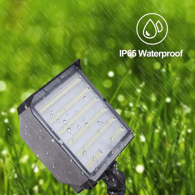 Alt view image 6 of 7 - 100W LED Flood Light Dusk to Dawn Knuckle floodlight 5000K 14000Lm ETL List