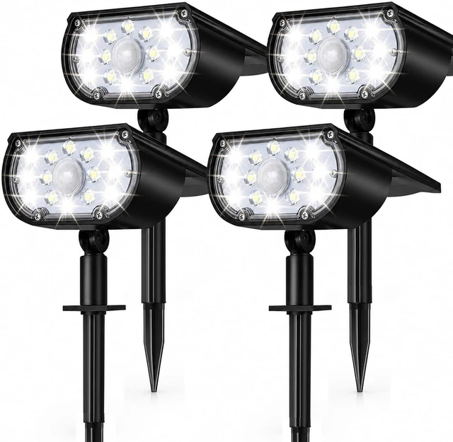 Main image of Dazzle Bright Solar Spot Lights Outdoor, Waterproof Spotlights
