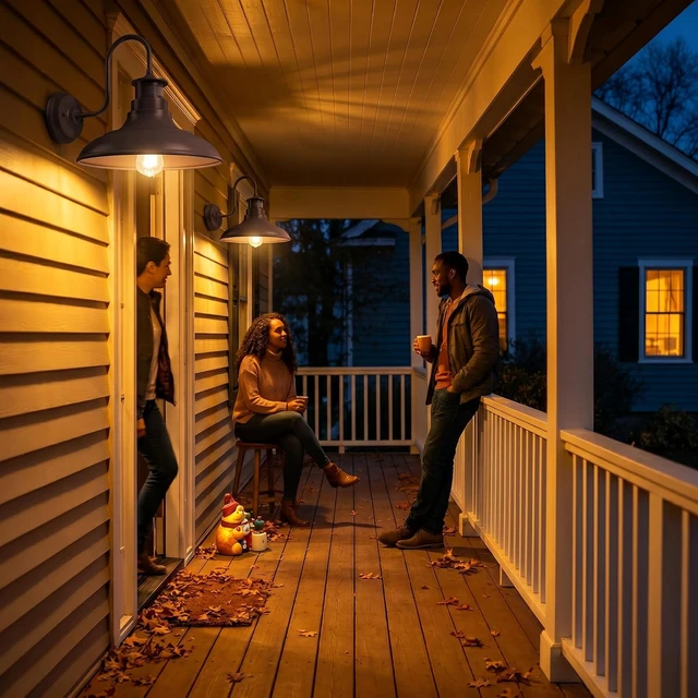 Alt view image 7 of 7 - 2-Pack Gooseneck Outdoor Wall Barn Lights,Dusk to Dawn Motion Sensor Sconce