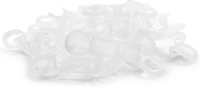 Alt view image 3 of 5 - HLO Lighting V2 Christmas Light Clips - C9 & Shingle/Gutter Clips for E17 Sockets - Durable Pack of 100