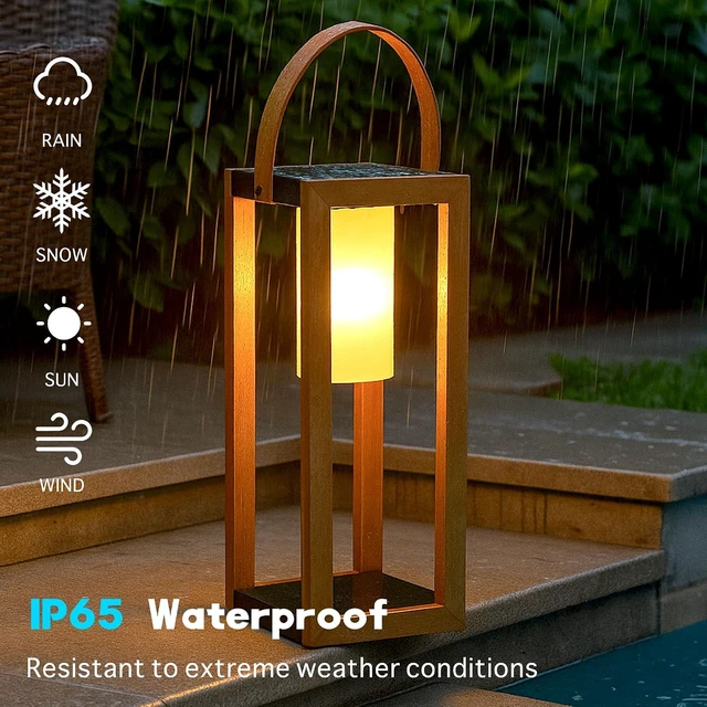 Alt view image 3 of 7 - EcoGreen Solar Lanterns Outdoor Waterproof, Solar Lights for Yard (Large)