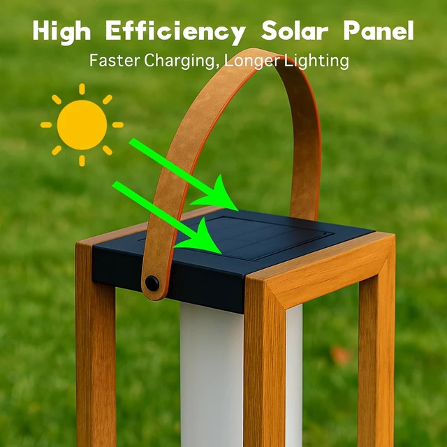 Alt view image 4 of 7 - EcoGreen Solar Lanterns Outdoor Waterproof, Solar Lights for Yard (Large)