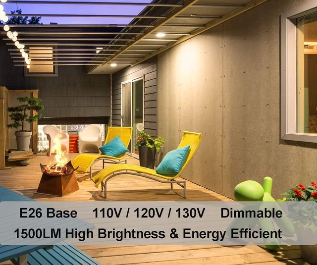 Alt view image 3 of 7 - Vinaco PAR38 Halogen Flood Light Bulbs 80W 120V 2800K Warm White