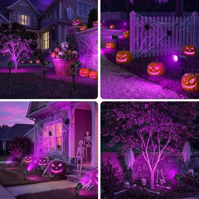 Alt view image 6 of 6 - nipify 5W Outdoor Spot Lights, Halloween Spotlights Landscape Spotlights