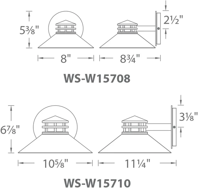 Alt view image 2 of 5 - WAC Lighting dweLED, Sodor 10in LED Indoor and Outdoor Wall Light 3000K in Black