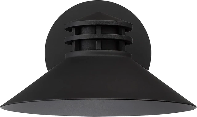 Alt view image 3 of 5 - WAC Lighting dweLED, Sodor 10in LED Indoor and Outdoor Wall Light 3000K in Black