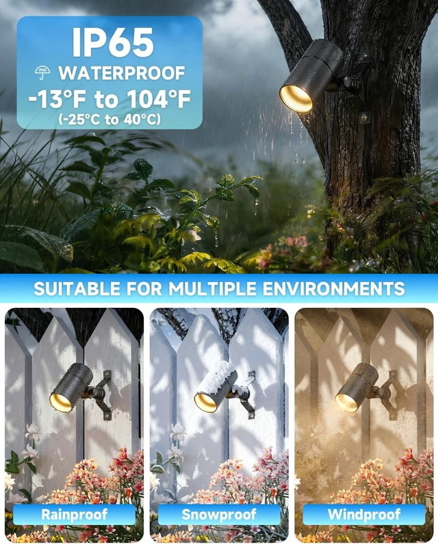 Alt view image 3 of 7 - Low Voltage Landscape Down Lights, 12V 5W MR16, 2-Pack