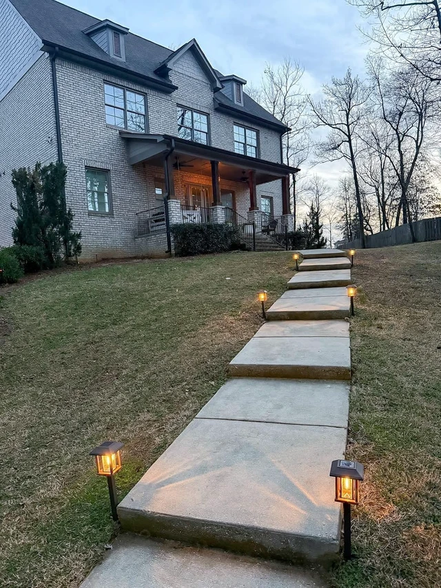 Alt view image 2 of 7 - XMCOSY+ Solar Pathway Lights Outdoor 4 Pack, 25 Lumens Solar Garden Lights