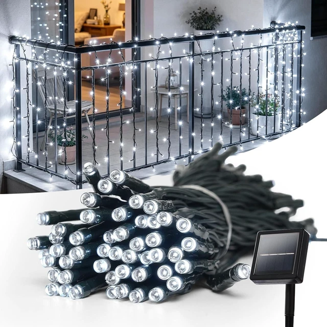 Main image of Dailyart Solar String Lights Outdoor with 8 Lighting Modes 200 LED 82 FT