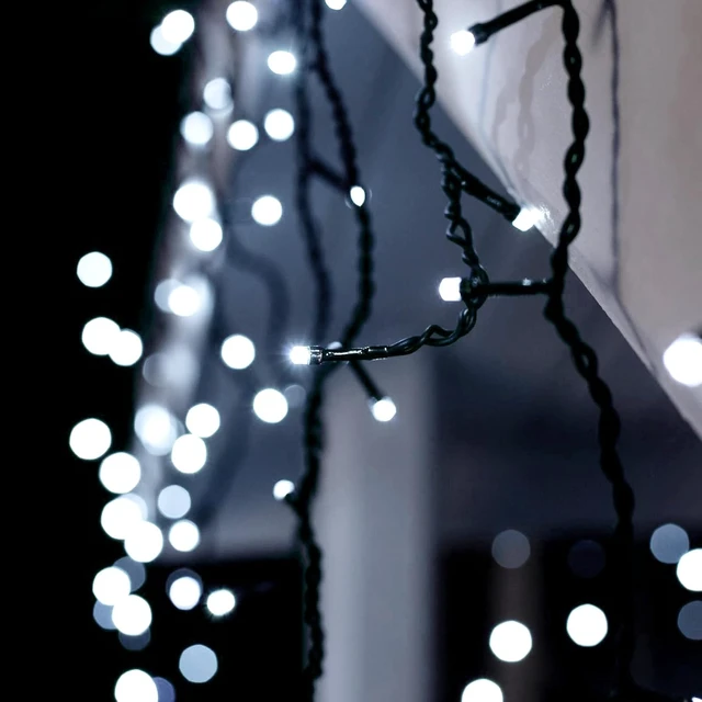 Alt view image 6 of 7 - Dailyart Solar String Lights Outdoor with 8 Lighting Modes 200 LED 82 FT