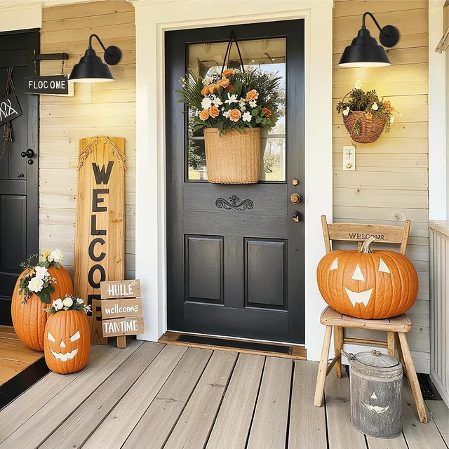 Alt view image 2 of 7 - 10'' Outdoor Gooseneck Barn Light Fixtures, Farmhouse Outside Wall Sconces