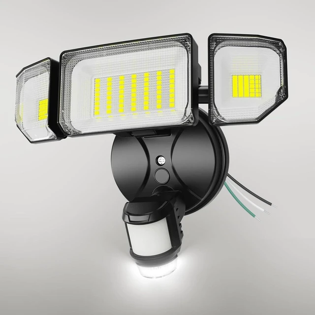 Main image of Abovizo 85W LED Motion Sensor Outdoor Lights with Night Light, Dusk to Dawn