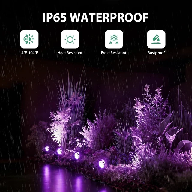 Alt view image 6 of 7 - 12W Halloween Black Light Spotlight Outdoor, UV LED Landscape Spot Lights