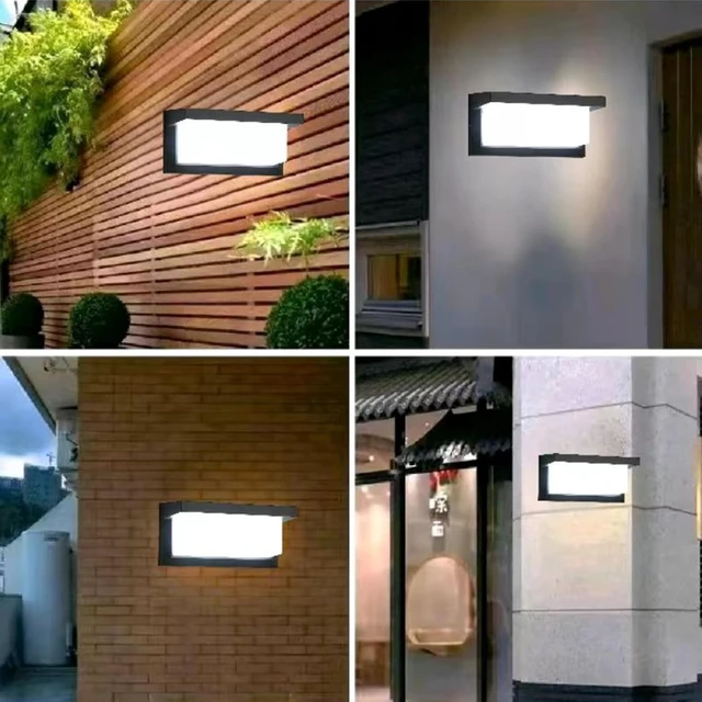 Alt view image 5 of 6 - Outdoor Wall Sconces Light 2000 Lumen 20W Wall Porch Lights front door